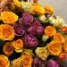Букет 35 кустовых роз в корзине с доставкой в Самаре
